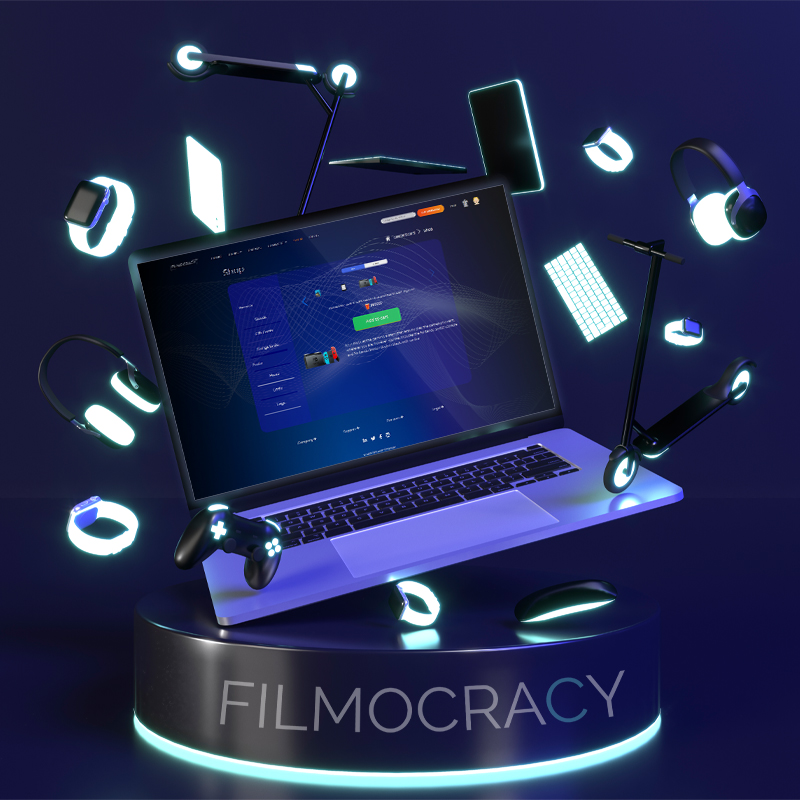 Filmocracy shop laptop screen ON W800 -H800 Filmocracy shop laptop screen ON W800 -H800